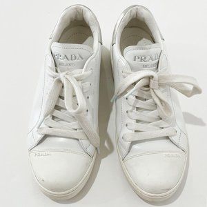Prada White Sneakers - Size 35